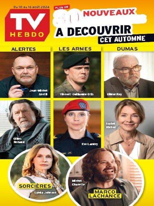 Détails du titre pour TV Hebdo par TVA Publications Inc. - Disponible